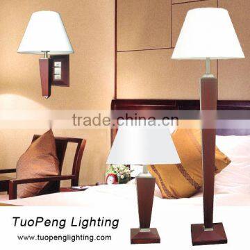 Mahogany Base MDF Wood Table Lamp / Standing Lamps