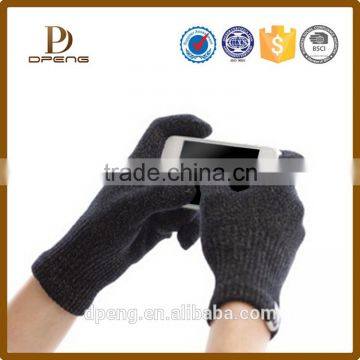 Wholesale Custom personalized design thick knitted glove for screen-touching