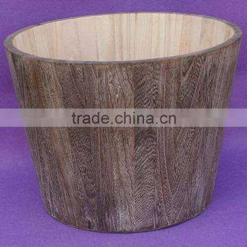 solid wooden buckets ,antique wooden buckets,customized wooden buckets