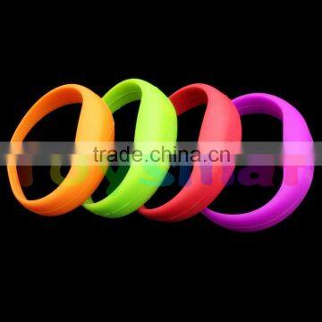 Safety Slap LED Silicone Bracelet, Cheap Custom Silicone Slap Bracelet, Cool Men's Silicone Bracelet photo-3