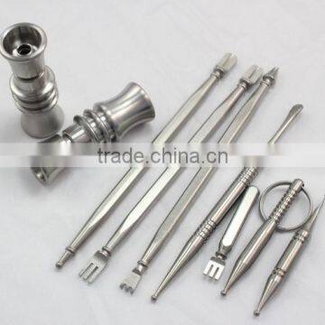 titanium Domeless Nail with female joint- ti nail-14mm