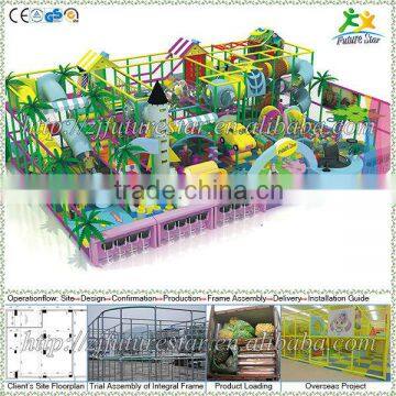 Free design CE & GS standard eco-friendly LLDPE kids indoor plastic playground