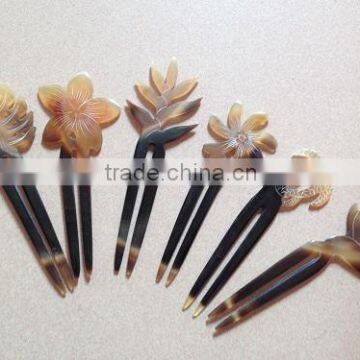 Unique Buffalo Horn Hair Pick