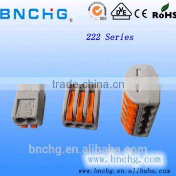 directly factory CE/CB/Rohs approved wago mini fit connector 222 series