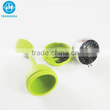 Funky style silicone plastic tea strainers