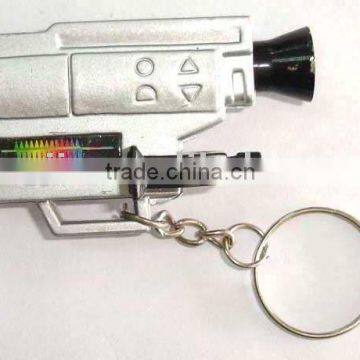 Fashion plastic key ring pickup camera