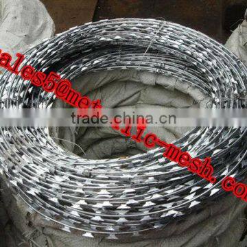 Superior quality concertina razor barbed wire fence