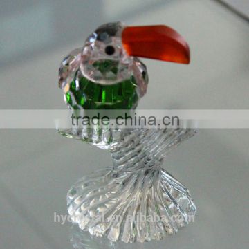 2016 wholesale clear antique crystal glass animal figurines