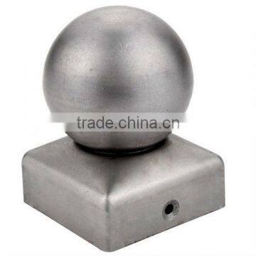 self-color round fence post caps