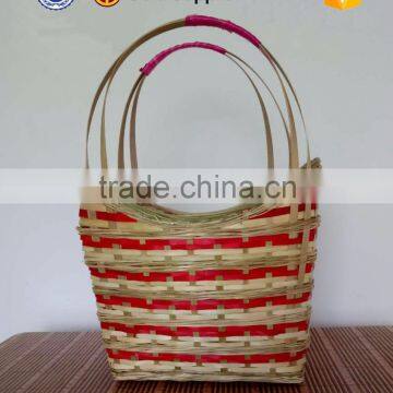 2016 Cheap Price Recycled Bamboo Hanging Vegetable Basket photo-4