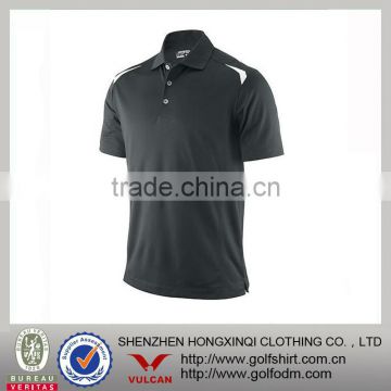 2013 Newest 100% polyester performance golf polo shirt for both men and women