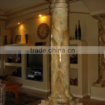 Indoor pillars columns globe stones, decorated products columns molds, marble columns prices