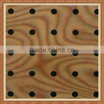 Woodgrain melamine holed MDF