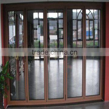 chinese doors manufacturer for aluminum glass folding door sliding folding door design