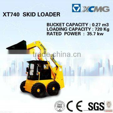 Skid Steer loader XT740(small skid loader) of crawler skid steer loader