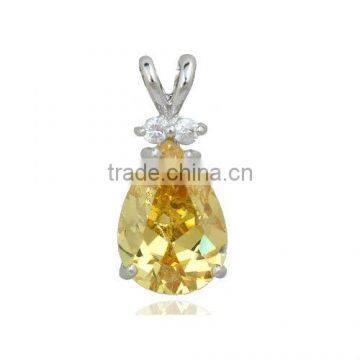 613 Mexico style sterlig silver promotion zircon heart pendant