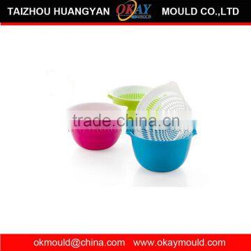 Good design plastic injection rice strainer mould