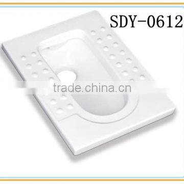 white bathroom toilet pan wc ceramic squatting pan toilet