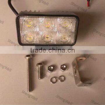 ShengWell Auto 18w led work light 3.5" IP67 led work light Epistar Flood/Spot 3.5" 18w led work light