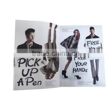 Coated paper staple magazine printing wholesale