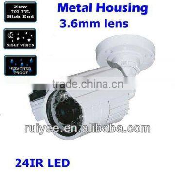 RY- 7022 1/3 Sony CCD 420tvl 24IR LED 3.6mm Outdoor Weatherproof Security CCTV Camera