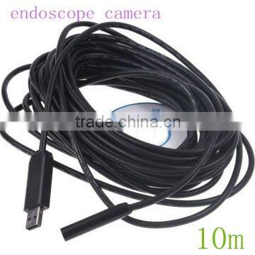 10M 7MM Waterproof Mini USB Borescope Video 4 LEDs Inspection Camera