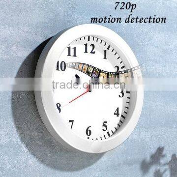 720P motion detection 30fps Wireless IP Camera wall clock hidden camera dvr