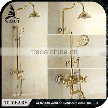 The best choice luxury style shower faucets,rainfall shower faucet set