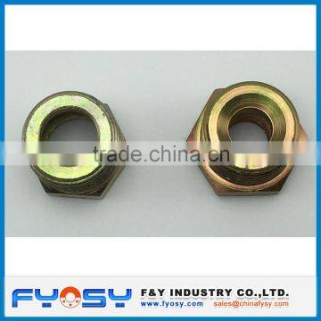 Brass Male Hydraulic Fitting Reducing Hollow Hydraulic Plug