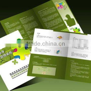 Eco-friendly paper printing promotion brochure for advertising