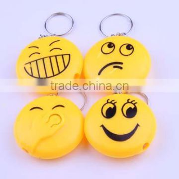 New design smile face led light keychain toy gifts