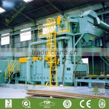 CE Certification Steel Grit Blasting Machine for Steel Plate with Painting