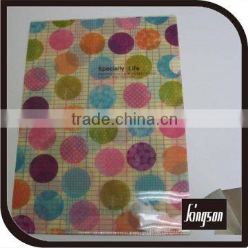 printed L shape pp file folder