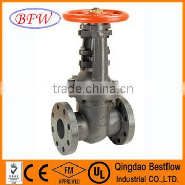 DIN standard carbon steel rising stem gate valve