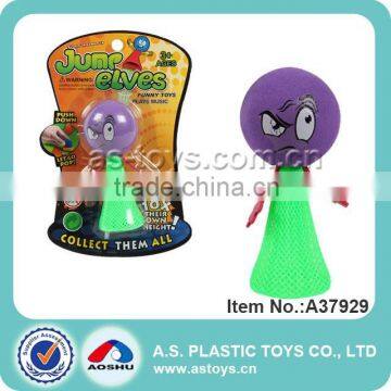 Novelty EVA jump bounce elf toys with sound