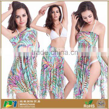 Breathable Spandex Nylon Women beach dress