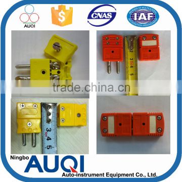 N type wire connector, thermocouple RTD use male and female electrical connector, K/N type thermocouple connector