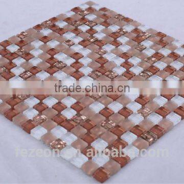 factory mosaic glass tile crystal glass mosaic tiles