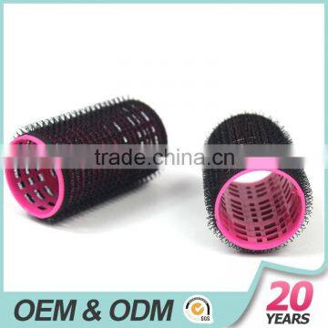 Mei red color non-toxic plastic core hair curlers | hair rollers