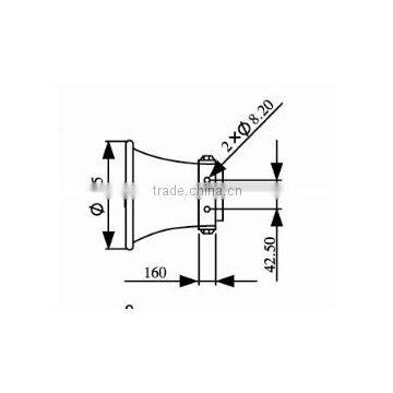 H6K 15W Aluminum Traffic and Crowd Hornspeaker photo-3