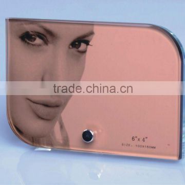 arrival round Acrylic Photo Frame,Magnet Acrylic Picture Frame,Clear Acrylic image Frame(R-1137