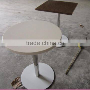 Solid Surface Composite Marble Top Dining Table, Solid Surface Restaurant Dinning Table Top photo-5