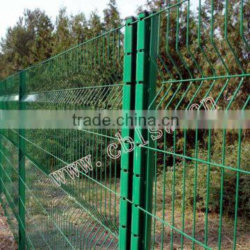 PVC Coated And Powder Coated Welded Wire Mesh Fence For Boundary Wall