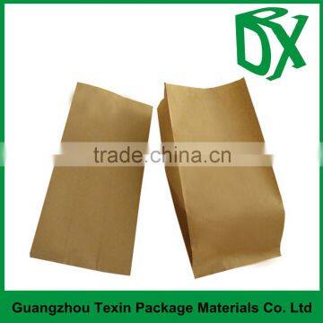 Import china goods wholesale price customized printing stand up printing kraft paper gusset coffee bag pouch