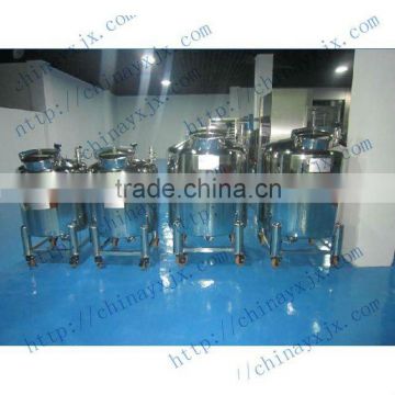 Stainless steel storage tank for body lotion