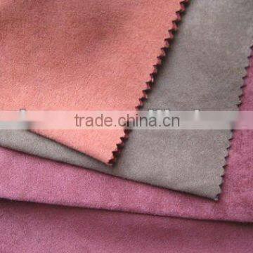 100% Polyester Brushed Suede Fabric For Dress/Shoes/Bag/Home Textile