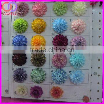 cheap price 35MM artificial flower head silk flower head for clove and hair accessories