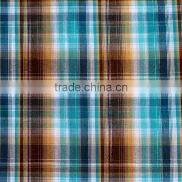 Cotton Plain Gingham Check Plaid Fabrics From China Suppiler for Shirts School Uniform