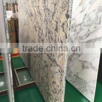 3mm super thin marble tiles Aluminum Honeycomb laminated marble Panel