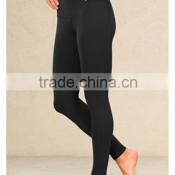 Polymaid Spandex Fabric Wicking Breathable Women Fitness Tights